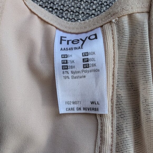 Freya Women's 28K Offbeat Underwire Side Support Bra - Picture 3 of 4